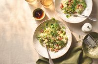 Pea, Asparagus and Pancetta Risotto